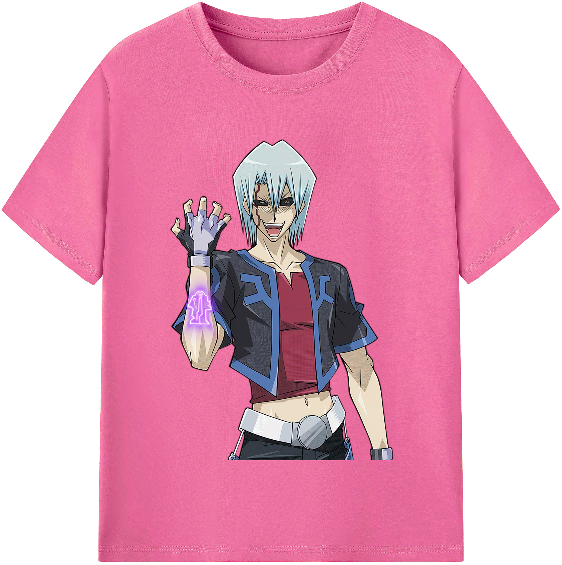 （画像用） 遊☆戯☆王 Yu-Gi-Oh! レディースカジュアルプリントTシャツ（綿100％）